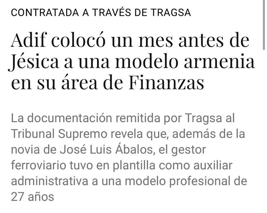 <a href="/arturovilla/"></a> Enchufaron a prostitutas a trabajar en ADIF.

Repito.

Enchufaron a prostitutas a trabajar en ADIF.