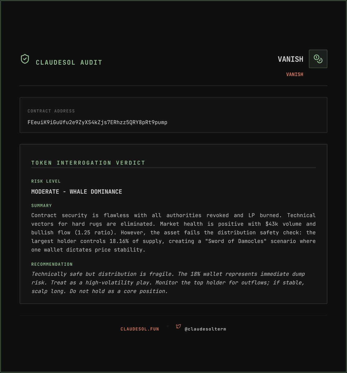 Claudesol Terminal tweet media