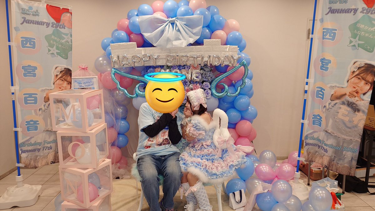 1/17のチェキ③ 百音ちゃんと、元々イベ被りでいけない予定でしたが