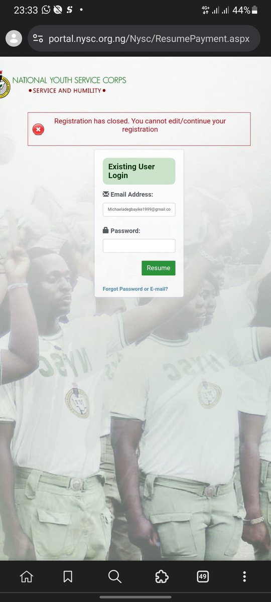 CryptoSolalekan's tweet photo. @nysc360 I'm still having with this ooo

I registered Batch B 

I was deployed in Batch C I didn't go based on private matter

They said revalidation is automatic 

I can't access my portal for the past 2 weeks now

What should I do https://t.co/2wvoAUIXMW