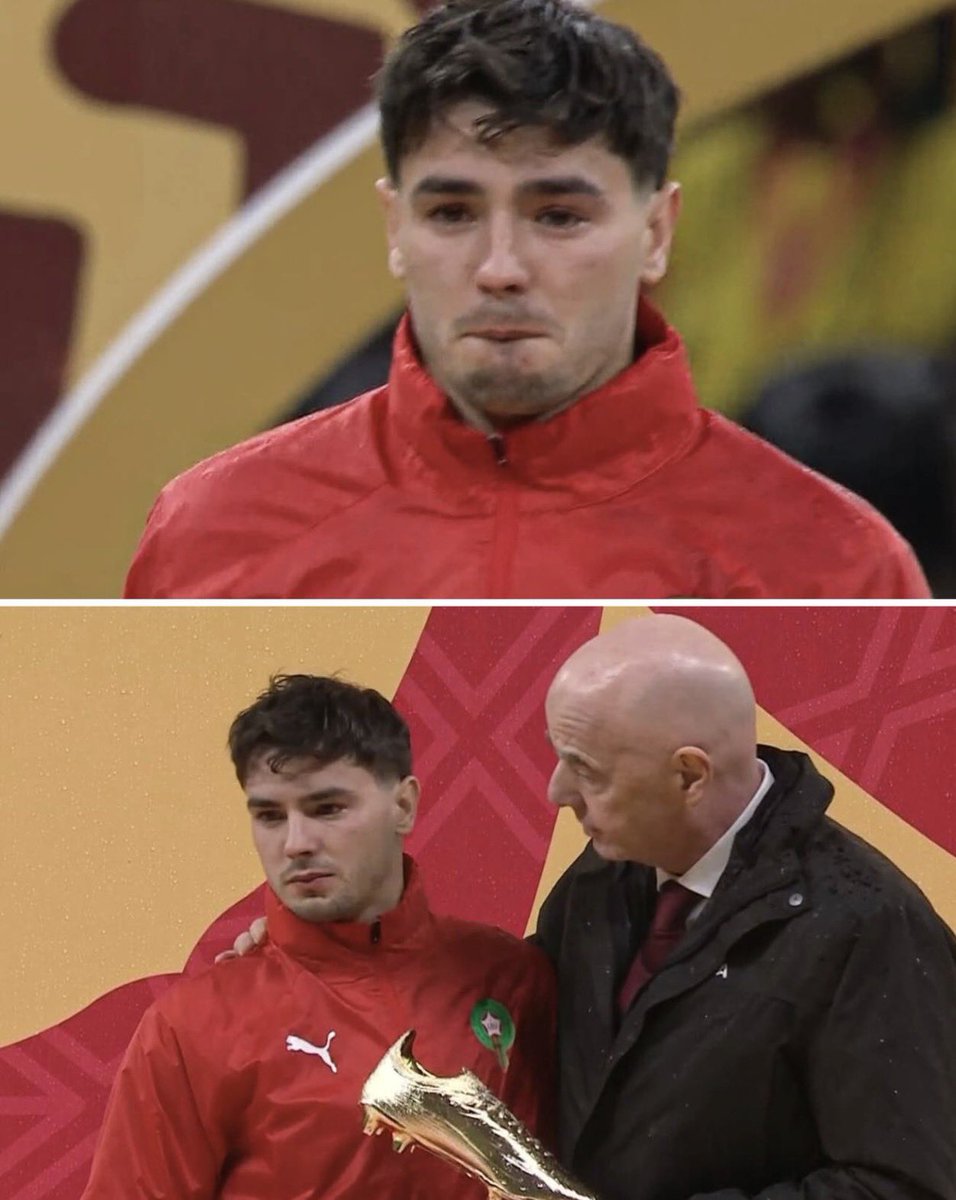 yassine_ab13's tweet photo. Hoy más que nunca estamos con todos vosotros, orgullosos de los Leones Atlas. 

Sobre todo con nuestro jugador Brahim Abdelkader Díaz, que ha luchado y sufrido por Marruecos desde el primer momento. 

Volveremos más fuertes que nunca 🇲🇦 https://t.co/CVYqhSwk1Z