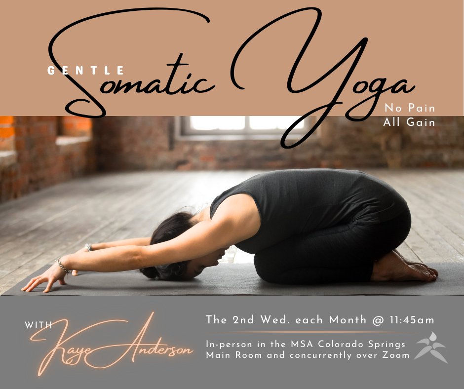 MSASoCo's tweet photo. The premier of Gentle Somatic Yoga received high praise and will now be on the calendar once a month! See the premier class here: https://t.co/hmuYQlxXxr #MSASOCO #Multiplesclerosis #SomaticYoga https://t.co/ZVALnbARcm
