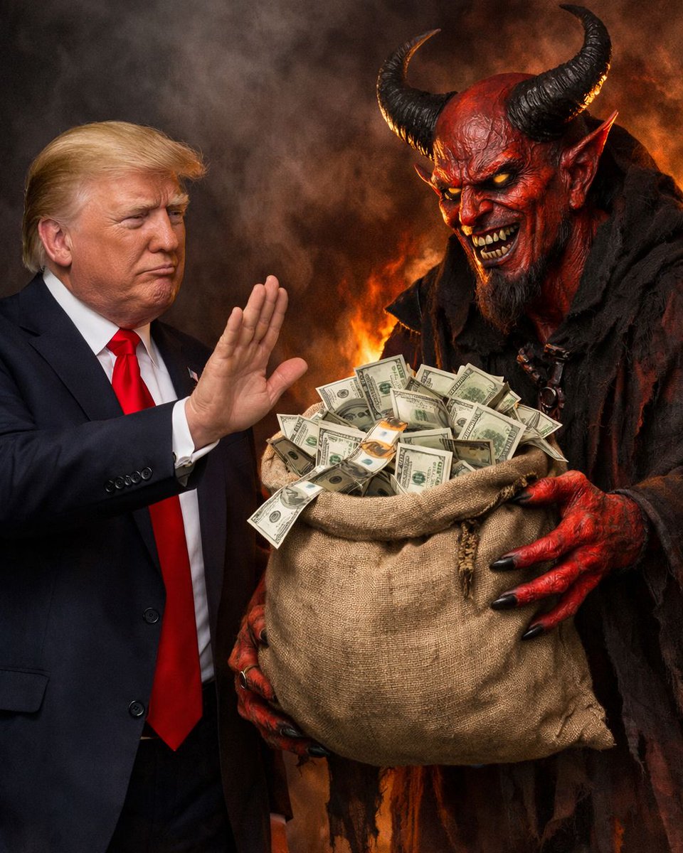 NickAdamsinUSA's tweet image. President Trump is immune from corruption because he can’t be bought.