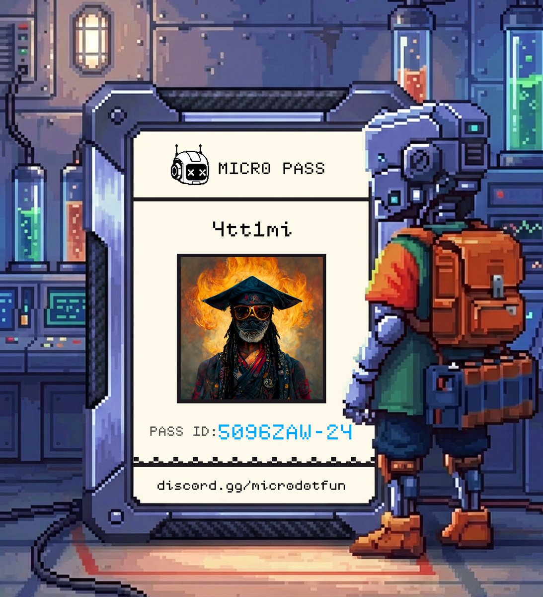 I just generated my Micro Pass! Generate yours now and enjoy the benefits of the @Microdotfun ecosystem at discord.gg/microdotfun