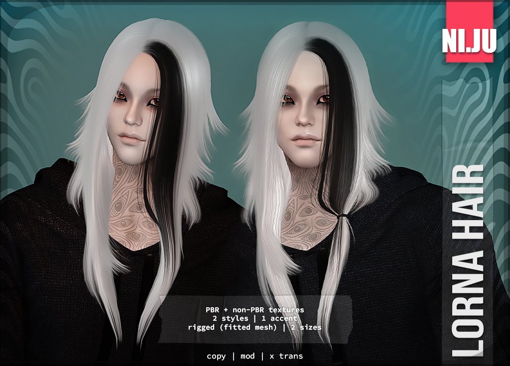 VitaniSL's tweet photo. Available at Midnight Order
Jan 20th – Feb 20th
https://t.co/p99kHEpkuF

rigged (fitted mesh) | 2 sizes
2 styles | 1 accent

PBR + non-PBR (aka fallback, etc)
HUD: tinting the base texture, PBR emissive, and non-PBR specular; roughness/metallic sliders; ALL MASKED ALPHA option https://t.co/RN0wEYmgrn