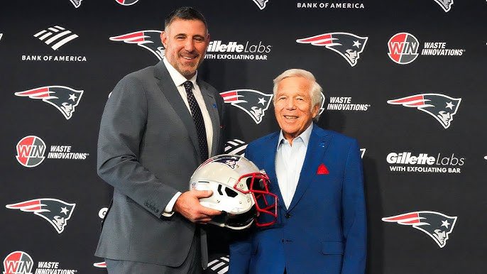 MikeKennedyNFL's tweet photo. Mike Vrabel has now taken two franchises to the AFC Championship.

The Patriots went from back-to-back 4-13 seasons to 16-3 (and counting) in Year 1 with Vrabel.

The Titans have been the worst team in the league since firing Vrabel.

One of the best coaches in the world. https://t.co/IObl6oUcCk