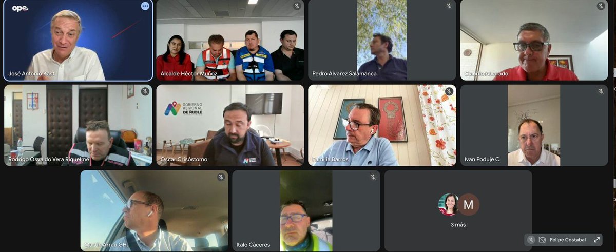 Agradezco la reunión junto a mi equipo con los Gobernadores de Bío Bío, Ñuble y Maule; y los Alcaldes de Penco y Tomé, para analizar la catástrofe que se vive en el sur, colaborar para enfrentar esta emergencia y comenzar a preparar la reconstrucción. #UnidosAnteLaEmergencia