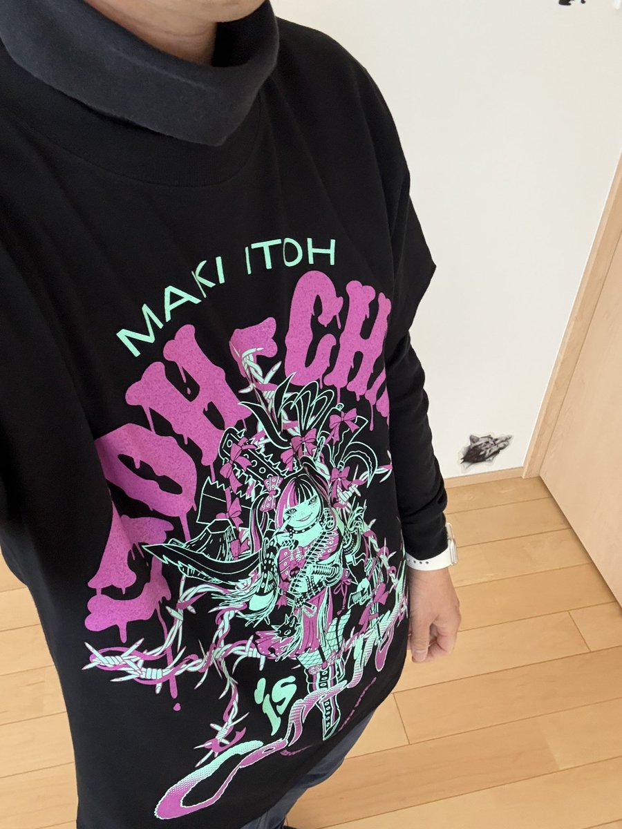 伊藤麻希 ITOH-CHAN is Coming Tシャツ　Lサイズ 伊藤麻希 ITOH-CHAN is Coming Tシャツ #makiitoh