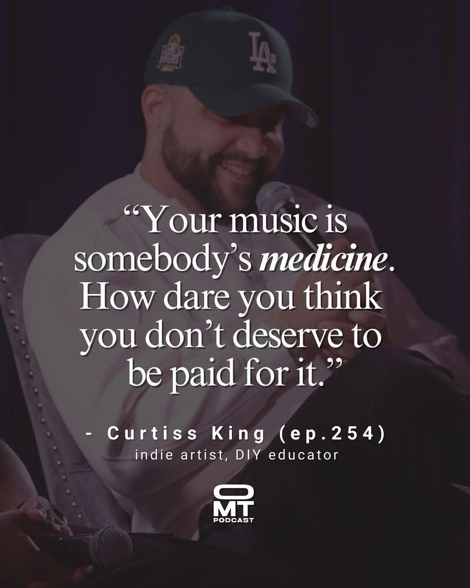 Your music is somebody’s medicine 💊