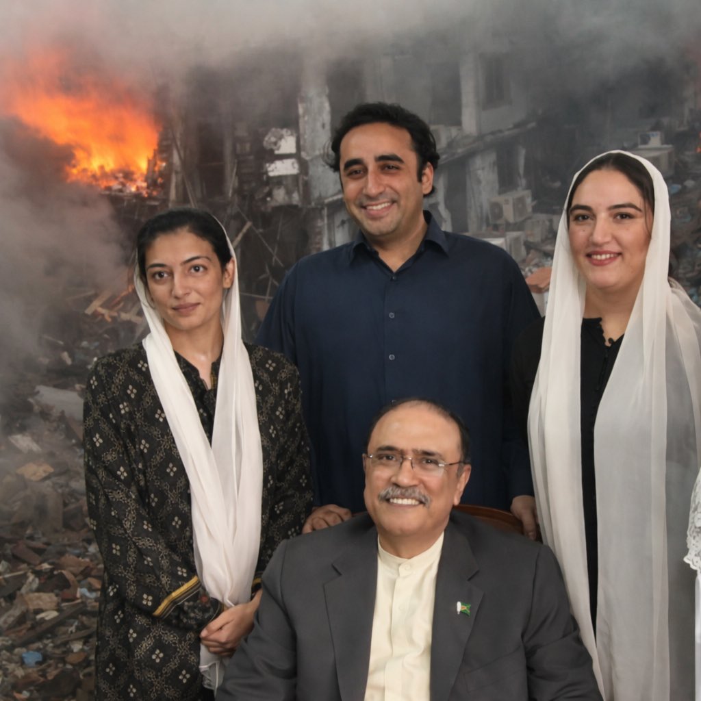 Shararti_Ai's tweet photo. کاش آج بُھٹو مرگیا ہوتا تو یہ پلازے میں جلنے والے لوگ زندہ بچ جاتے https://t.co/wLnKObjkFd