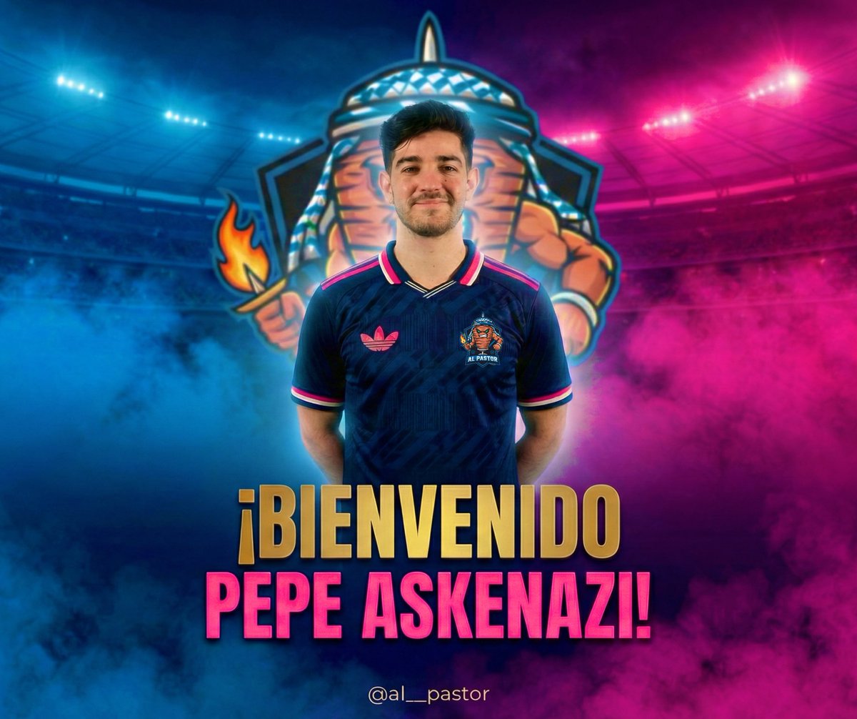 Al__Pastor's tweet photo. ¿Jornada 1? ¡Check! ✅

Para la segunda jornada nos reforzamos con todo: José Askenazi entra en la plantilla como jugador franquicia sustituyendo a Javi Espinosa. 💎

¡Bienvenido, Pepe! 🤜🤛 https://t.co/aGNj6THXOh
