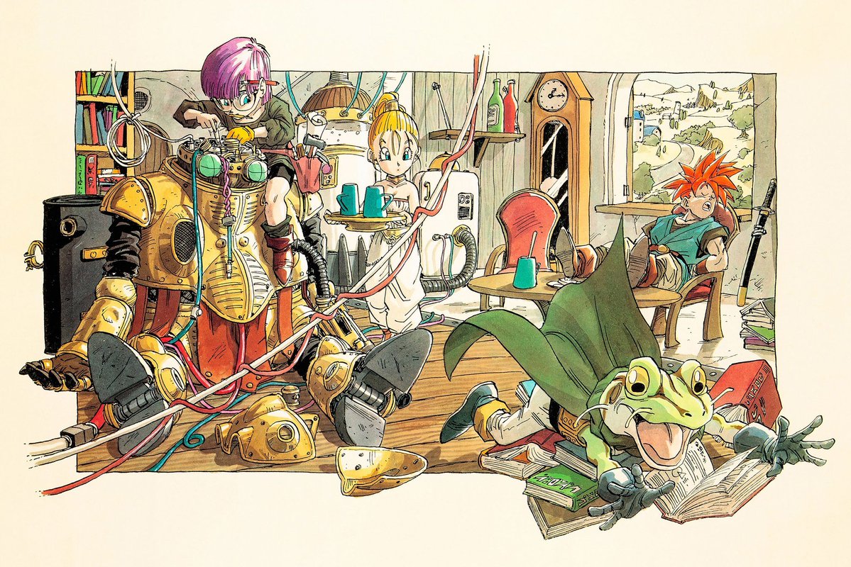 VideoArtGame's tweet image. Official art | Chrono Trigger

Artist: Akira Toriyama