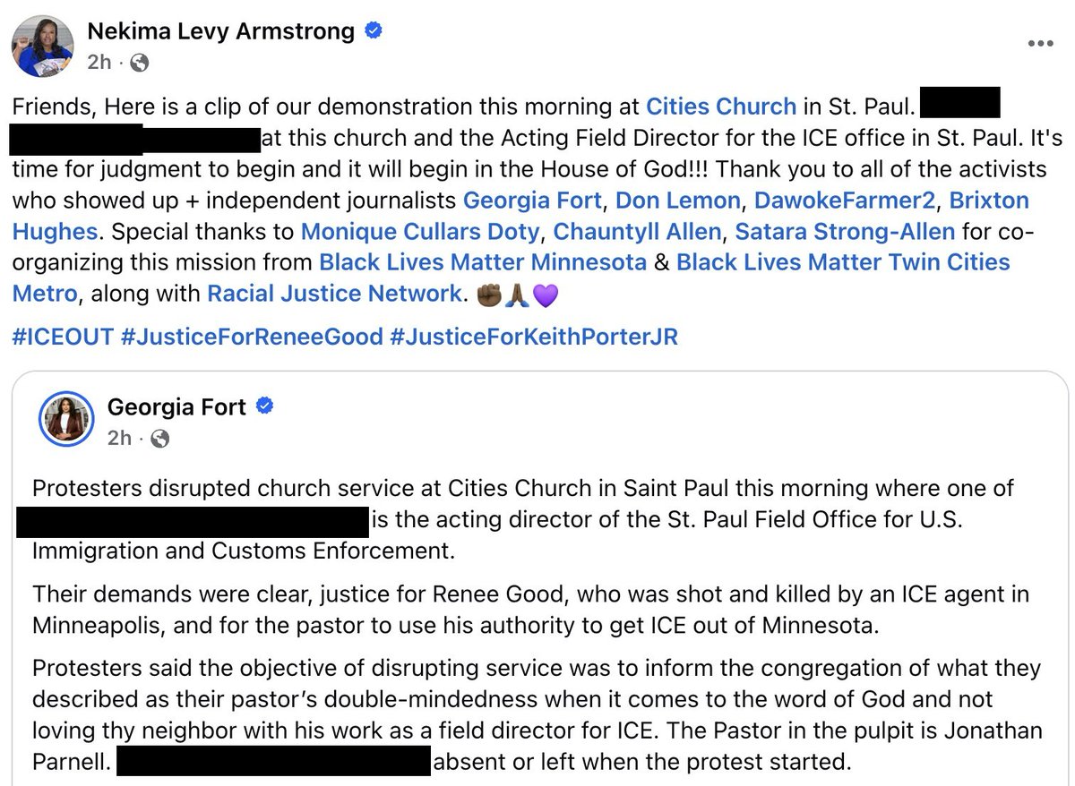 MrAndyNgo's tweet image. The shutdown of the Cities Church Sunday worship service in St. Paul, Minn. was co-organized by BLM activist Nekima Levy Armstrong. She used to be the president of the NAACP in Minneapolis.