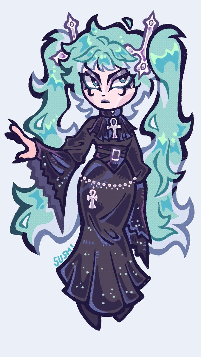 sushisushigore's tweet image. Miku gótica...