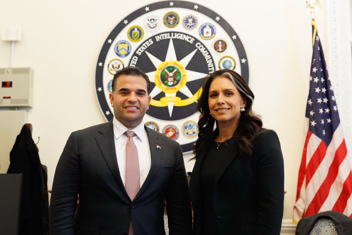 Mark_Savaya's tweet image. We had a very successful meeting with Tulsi Gabbard, the Director of National Intelligence, and Joe Kent, the Director of @ODNIgov’s National Counterterrorism Center, during which we discussed a range of critical issues related to the matters I have previously raised.
 
Our…