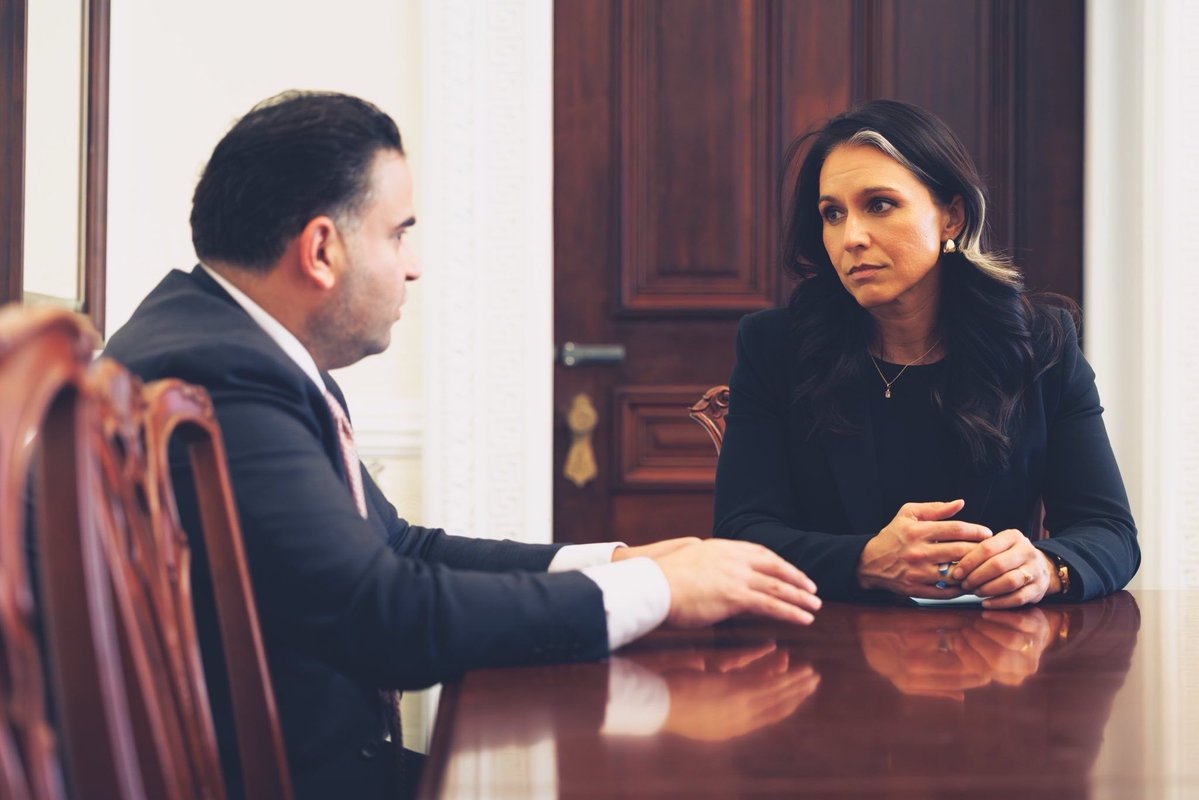 Mark_Savaya's tweet image. We had a very successful meeting with Tulsi Gabbard, the Director of National Intelligence, and Joe Kent, the Director of @ODNIgov’s National Counterterrorism Center, during which we discussed a range of critical issues related to the matters I have previously raised.
 
Our…