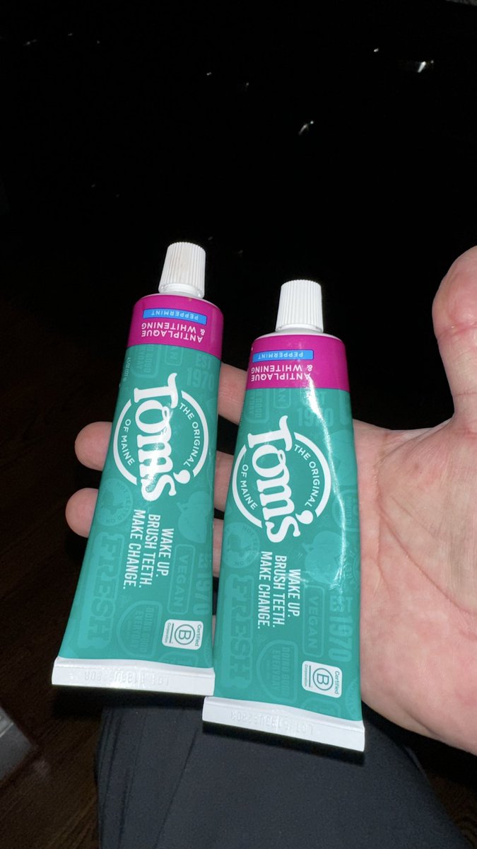 <a href="/HustleBitch_/">HustleBitch</a> My wife and I used this brand because supposedly was better than the others because it doesn’t have fluoride.!! 
Im getting some “test kits” — thx for sharing..!! A BIG FUCK YOU to  <a href="/TomsofMaine/">Tom's of Maine</a>  and the ever more useless and corrupt <a href="/FDA/">FDA</a> ..!!