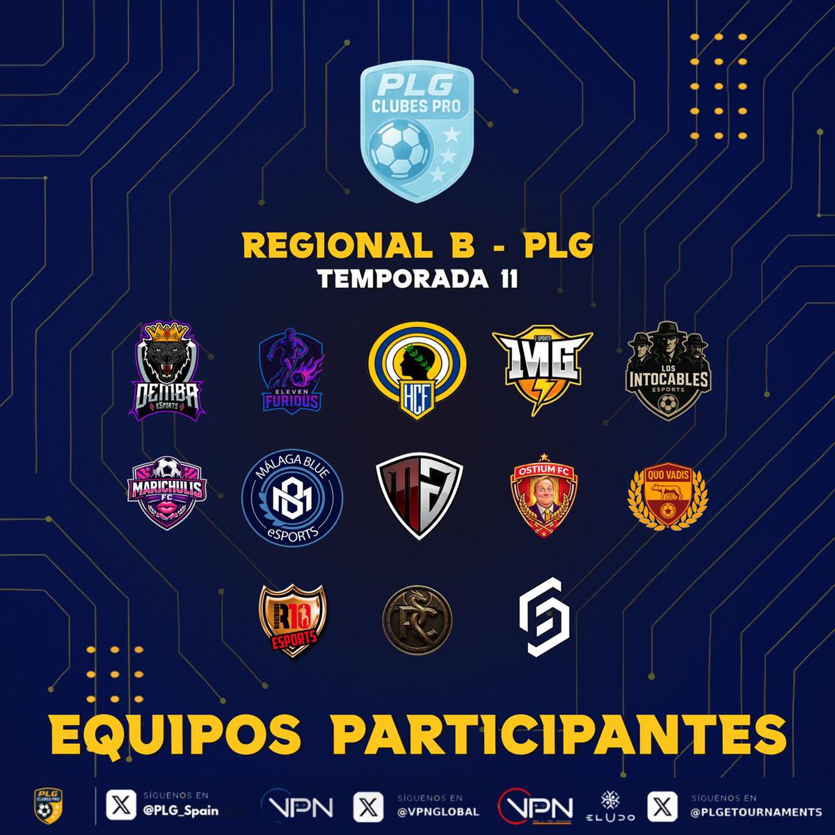 PLG_Spain's tweet image. 🏆 REGIONAL ‘B’ @PLG_Spain

¿Quién es vuestro favorito? 🤔

@DembaeSports
@elevenfurious
@BallOwners2024
@ImagineEsports5
@Eric_33____12
#MarichulisFC
@Malaga_Blue
#MODXGaming
@OstiumFC
@QuoVadisEsports
@R10_eSports
@RYUXCLAN
@sixfeetesports

#11PLG 🎮⚽️