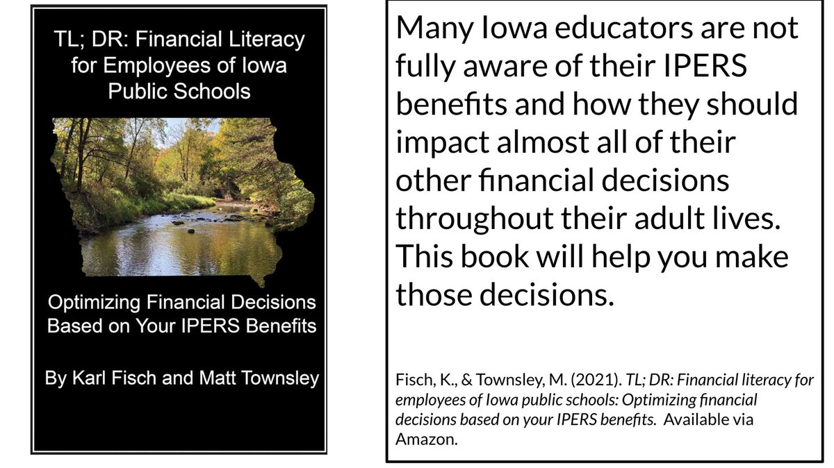 mctownsley's tweet image. Attn: Iowa educators!
We wrote this book because finances and financial decisions are such a huge part of everyone’s life that they should take the time to thoroughly educate themselves. 

🔗amzn.to/49K0Zx4 #IowaEducators #ad #iaedchat #iaedfuture