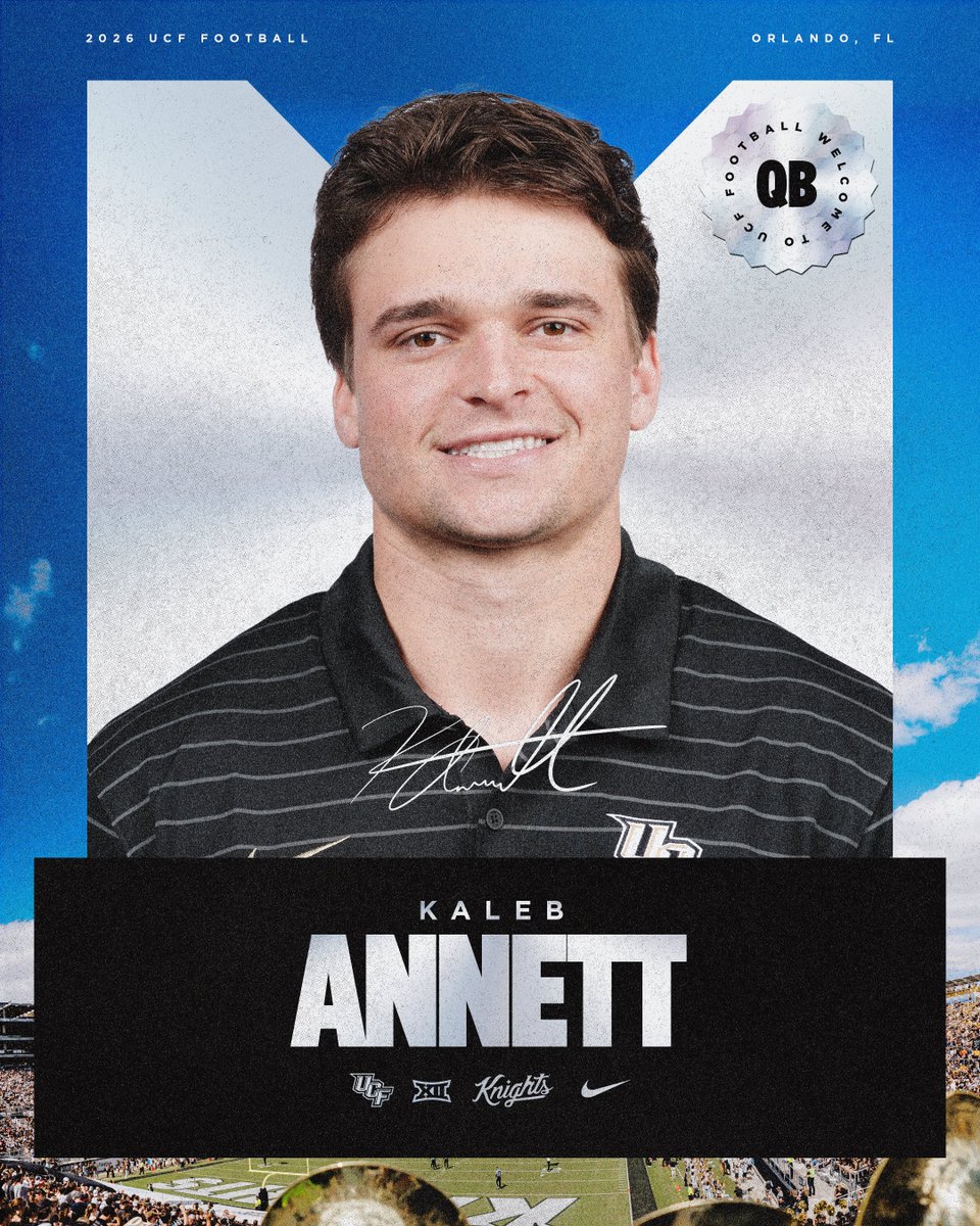 Welcome to UCF, <a href="/kalebannett/">Kaleb Annett</a> ⚔️
