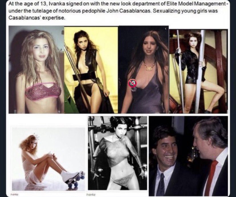 ChaosAgent_42's tweet image. What kind of father signs his 14-year-old daughter up to model for a notorious pedophile who preyed on teenage girls?  Donald Trump did — sending teenage Ivanka straight to John Casablancas (Elite Models founder), the man accused of raping/impregnating 15-year-olds. #EpsteinFiles