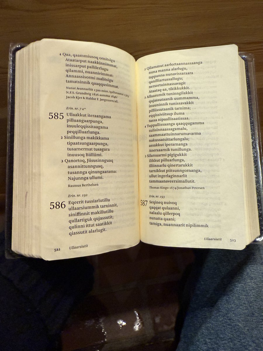 cguld's tweet image. US threats against Greenland is affecting everyday life. This morning, @OJoelsen took me to a service at Hans Egede Church in Nuuk. As we sang the final hymn, several members of the congregation were visibly moved.
Orla translated and explained:
A house built on rock
cannot…