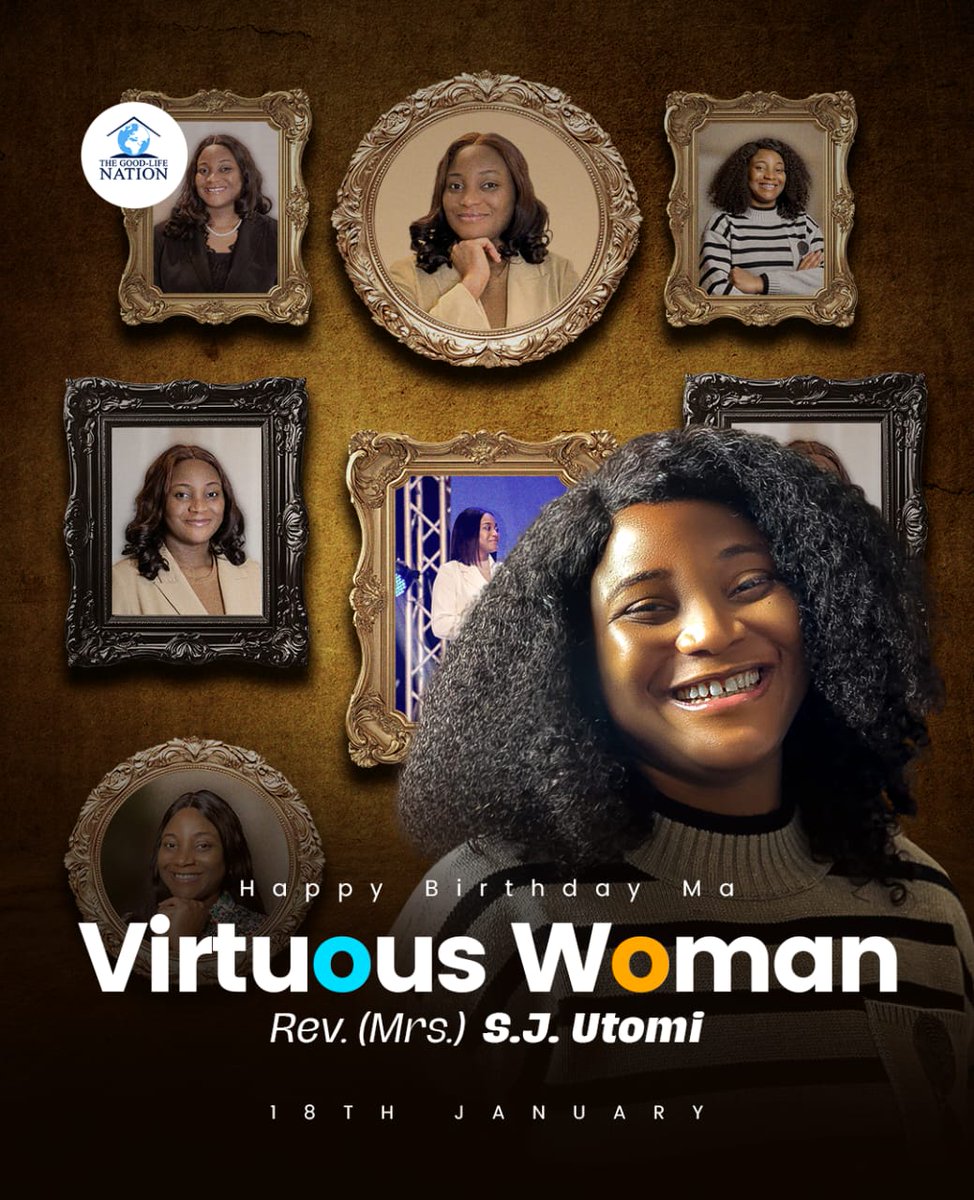 VIRTUOUS WOMAN!!!

HAPPY BIRTHDAY TO OUR MOTHER!!!
REV. S.J. UTOMI

We Love and Celebrate You Ma!!!