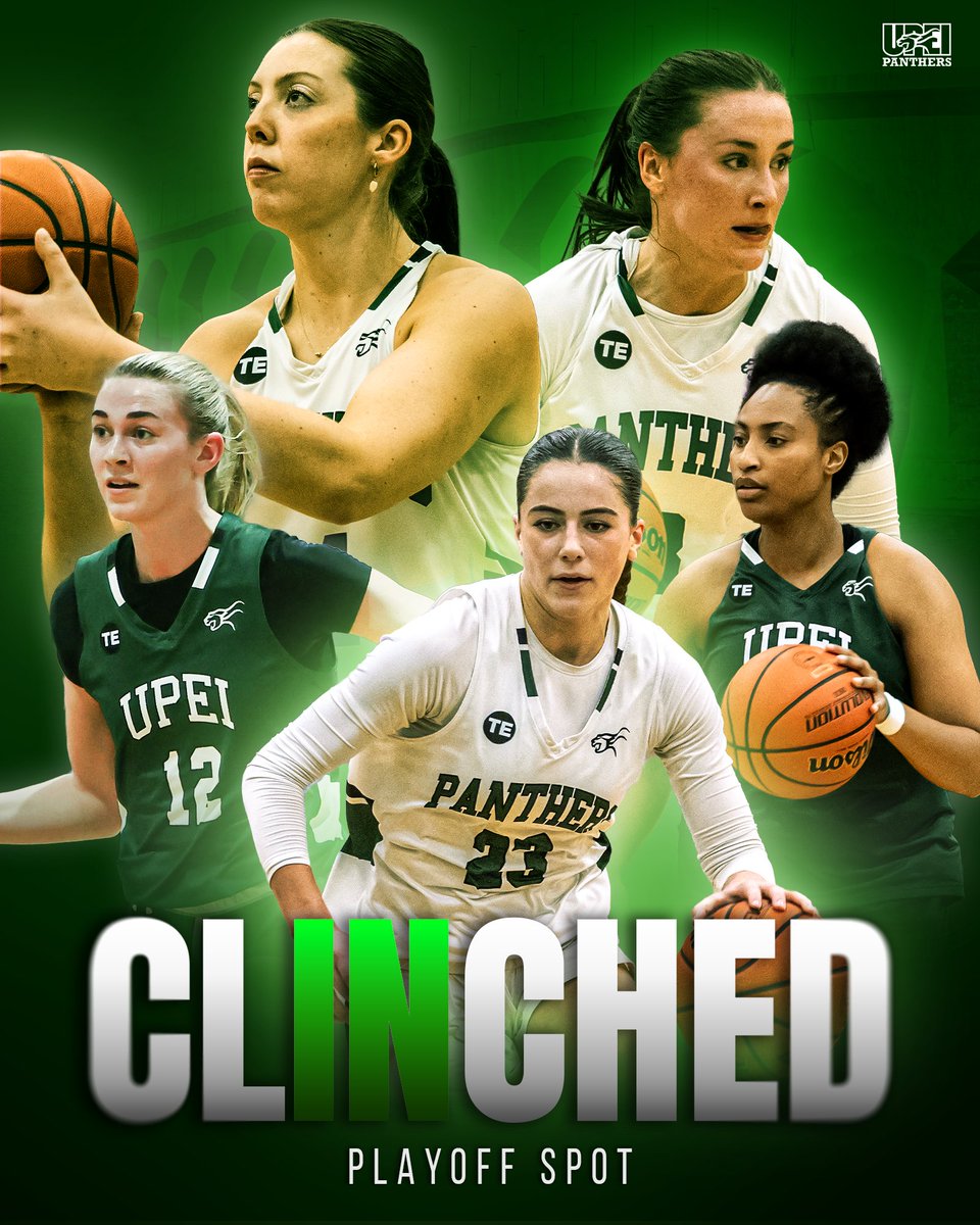 UPEIPanthers's tweet photo. See you in Halifax, Panthers fans! We're headed back to the AUS Championships!🤩

#GoPanthersGo | #Basketball | #Playoffs | #Clinched https://t.co/VpJCHRtlYO