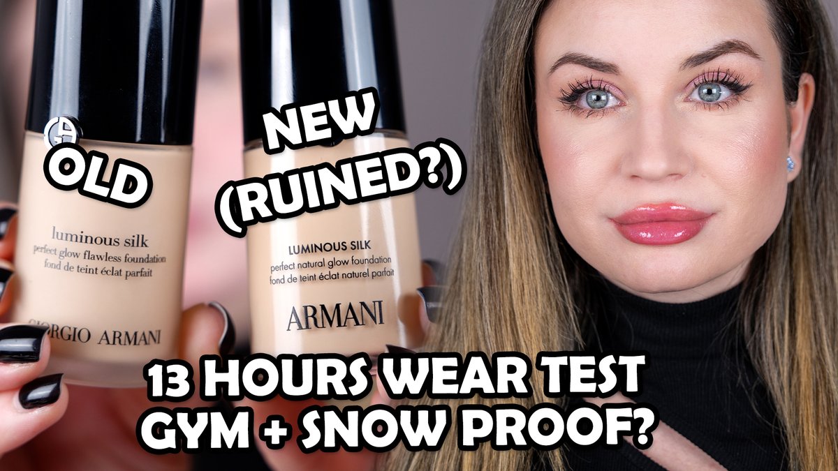 makeup_vs's tweet photo. Did they RUIN it? 😱 REFORMULATED Armani Luminous Silk Review: 13H Wear Test
https://t.co/mPvFXdbNqa https://t.co/x9aNYaSjbi