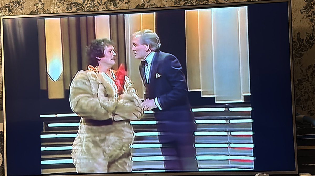 portsman's tweet photo. @TheTommyCannon 
Just sitting watching 1986 Christmas special. Reliving my childhood. Also remember going to see you both on the Britannia pier in Great Yarmouth. Absolutely brilliant to watch you both again https://t.co/XuZ9qGyLVz