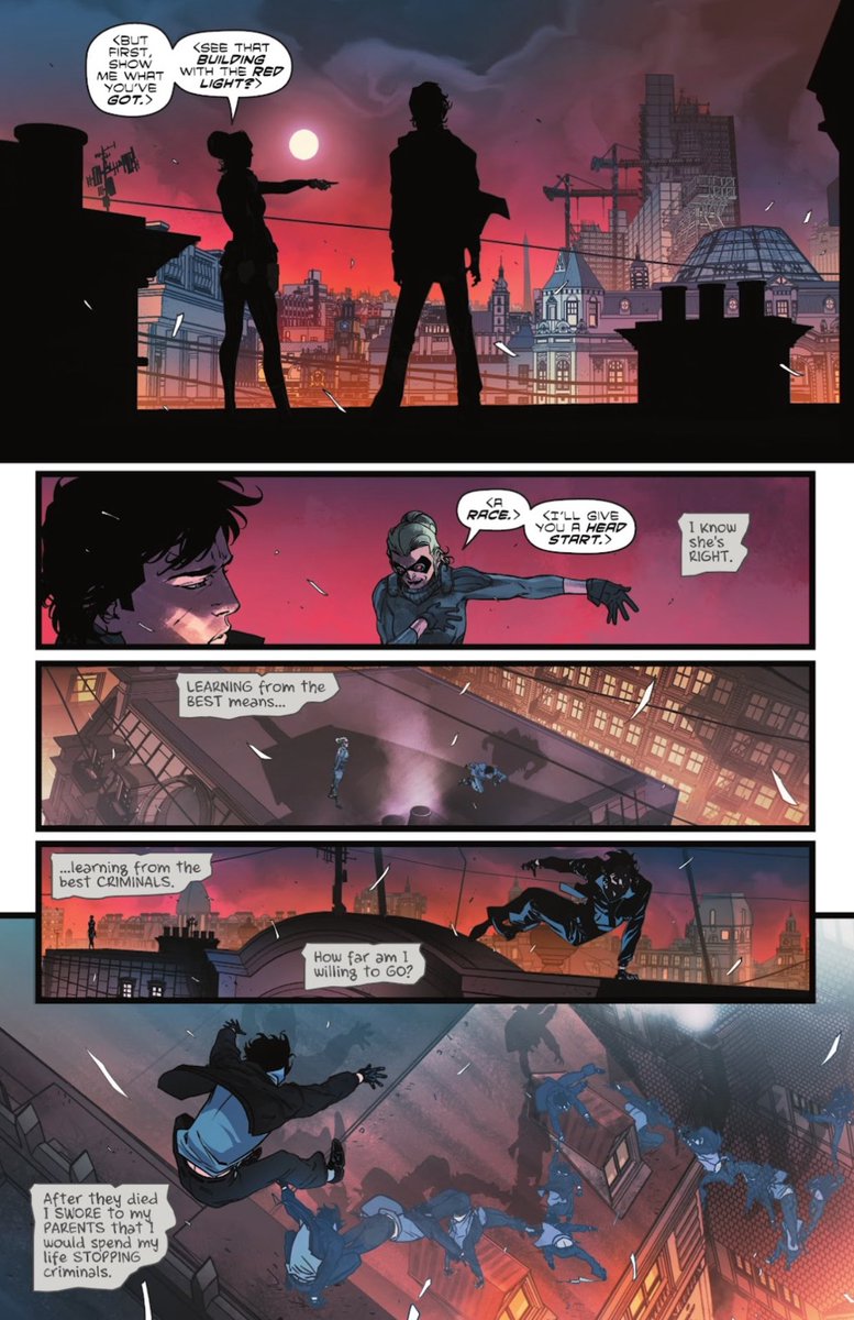 namixlover's tweet image. Bruce willing to learn from criminals to become the best and keep the promise he made to his parents, ironic bc his goal is to stop crime. He’s so conflicted but he refuses to break the promise he made ☹️