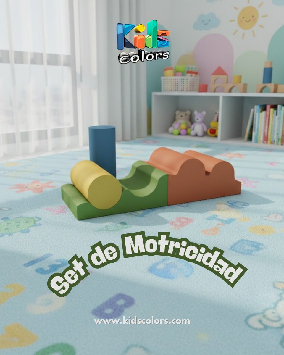 KIDSCOLORS's tweet photo. ¡Desafíos divertidos para mentes curiosas! 🌈 Nuestro Set de Motricidad estimula el equilibrio y la agilidad a través del juego activo. ¡Colores que inspiran movimiento!
💪 Calidad y seguridad en cada pieza.
🔗 Compra aquí: https://t.co/3nS9fSbErs https://t.co/lj9G5MILRM