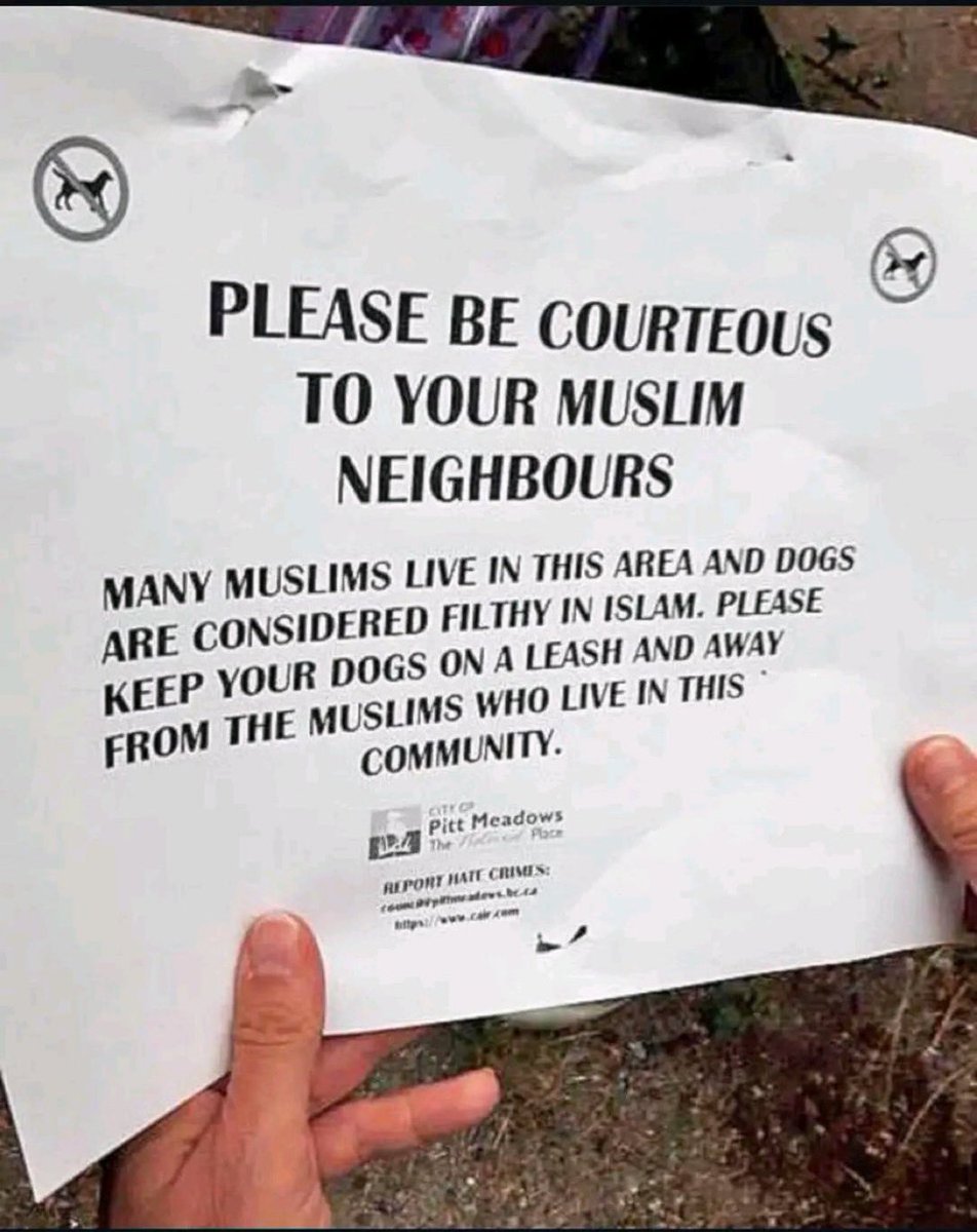 This madness has got to stop, I will walk my dog whenever and wherever I bloody well please.

We should not have Religious beliefs forced upon us, do as you wish in your home but that’s it we will live our life how we like.
