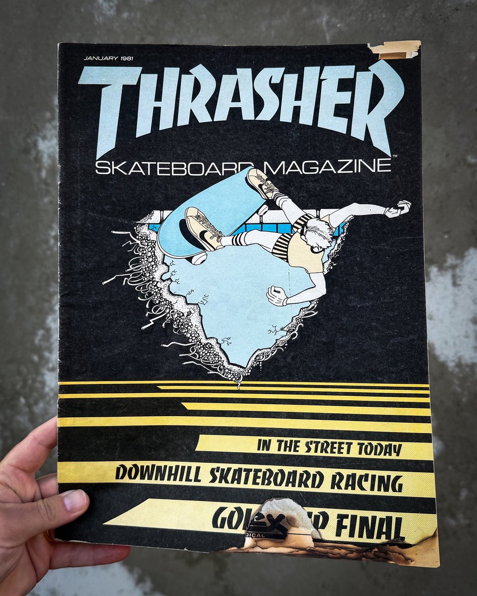 thrashermag's tweet image. January 2026 marks 45 years of Thrasher Magazine in print 📖 Thank you to everyone who has subscribed or picked up a copy at your local skateshop through the years 🖤