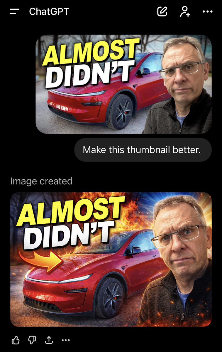 IowaTesla's tweet image. Apparently everything is better with flames.