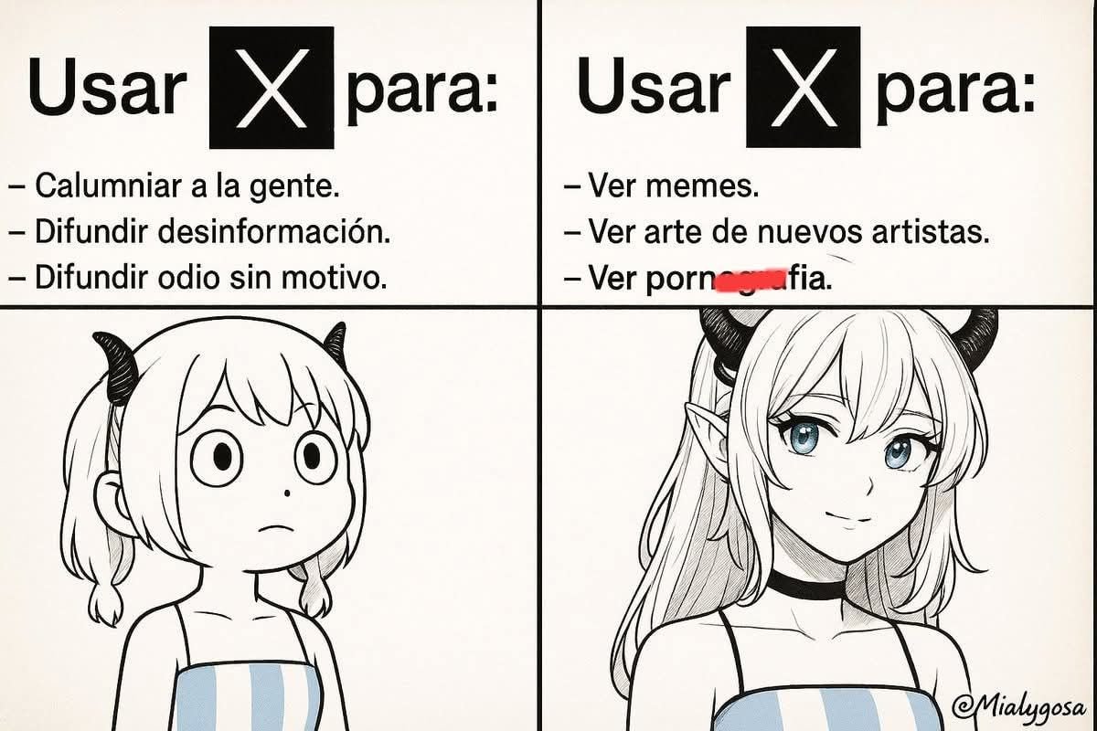 Mialygosa's tweet image. Diganme, ustedes para que usan X ? 🤔
