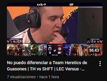 Al que pone los nombres en la <a href="/LESESPORTS/">LES - Liga Española de League of Legends</a> le tienen que subir el sueldo