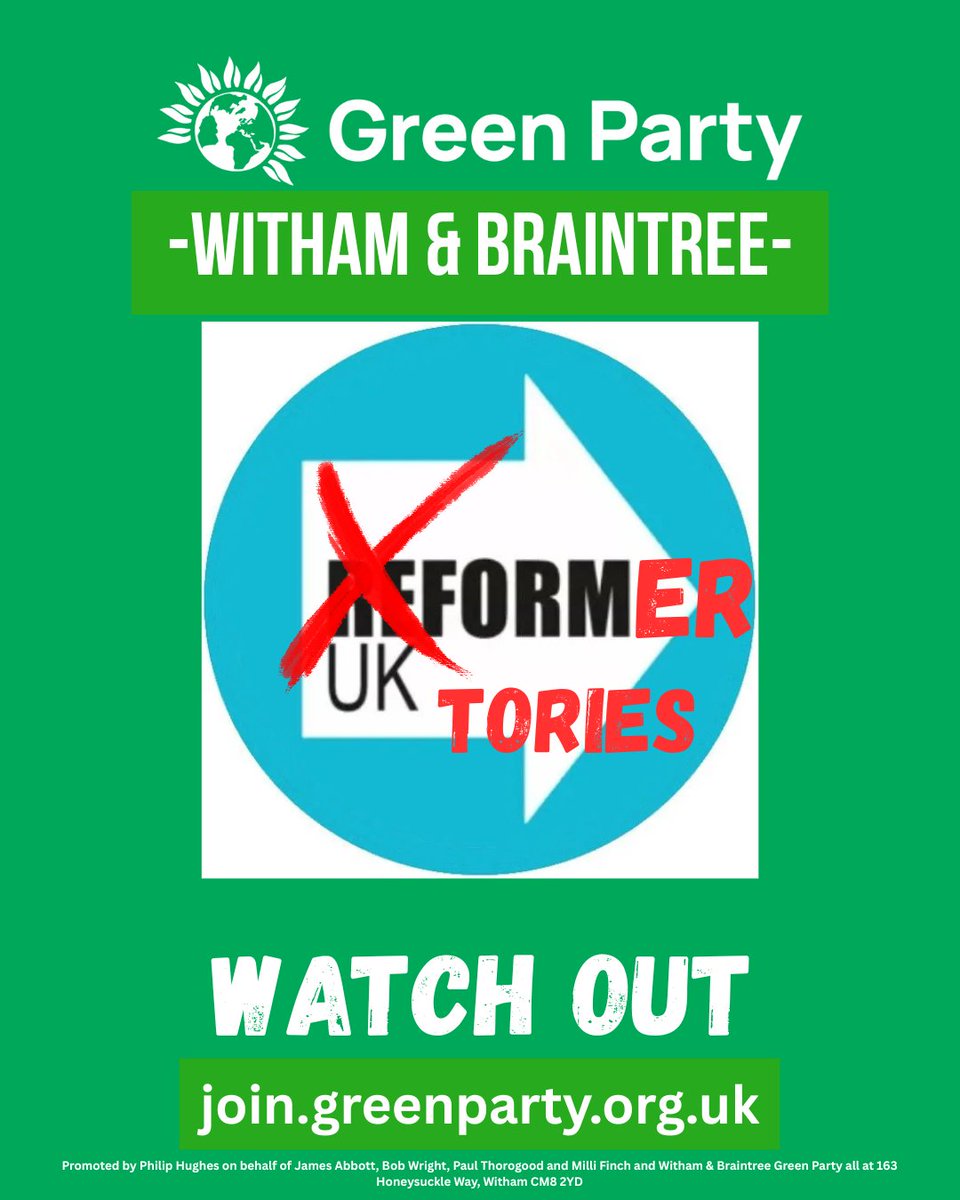 Witham and Braintree Green Party (@wandbgreenparty) on Twitter photo 