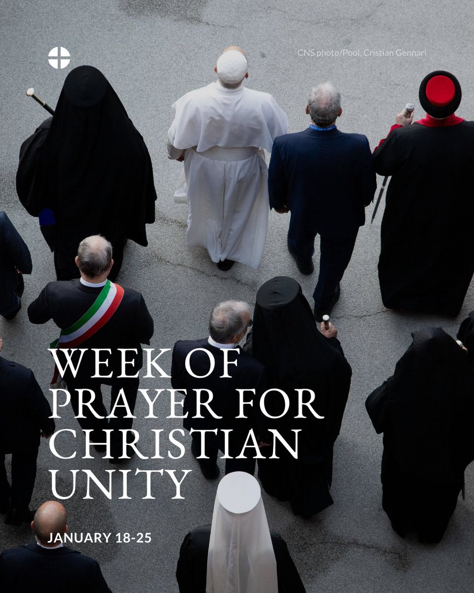 USCCB's tweet image. The Week of Prayer for Christian Unity has a history of over 100 years , in which Christians around the world have taken part in an octave of prayer for visible Christian unity.  By annually observing the WPCU, Christians move toward the fulfillment of Jesus' prayer at the Last…