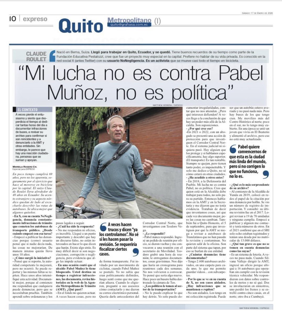 CabildoCivico's tweet image. Imagínense: un ciudadano con más de 2600 registros publicado de buses cometiendo infracciones en #Quito, 
PERO bajo la “vista gorda” del @MunicipioQuito, @AMT_Quito, @movilidadquito_ ni @pabelml en casi 3 años de administración municipal..

¿Incapacidad o falta de voluntad?