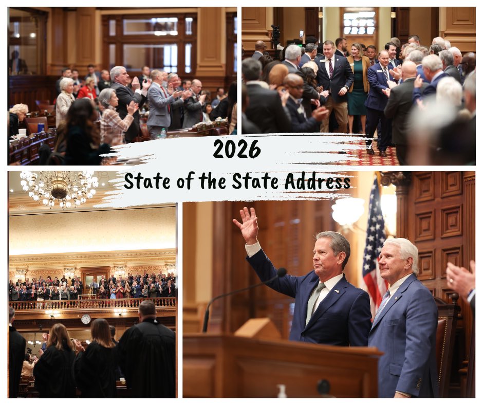 On Thursday, Governor Kemp delivered his final State of the State Address. In this address, he outlined the following priorities:
✅Fourth tax rebate
✅Lower personal/corporate tax rate to 4.99%
✅Create DREAM scholarship and more.