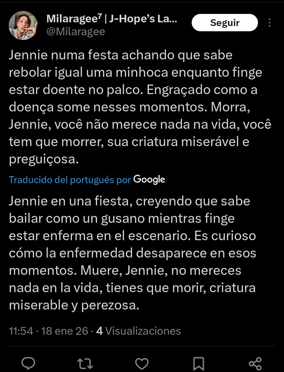 Jsoonyyy's tweet image. Imagínate desearle la muerte a una mujer de 30 años solo por haber perreado en su cumpleaños y odiarla por haberlo festejado.

No todo el mundo merece tener acceso a Internet.