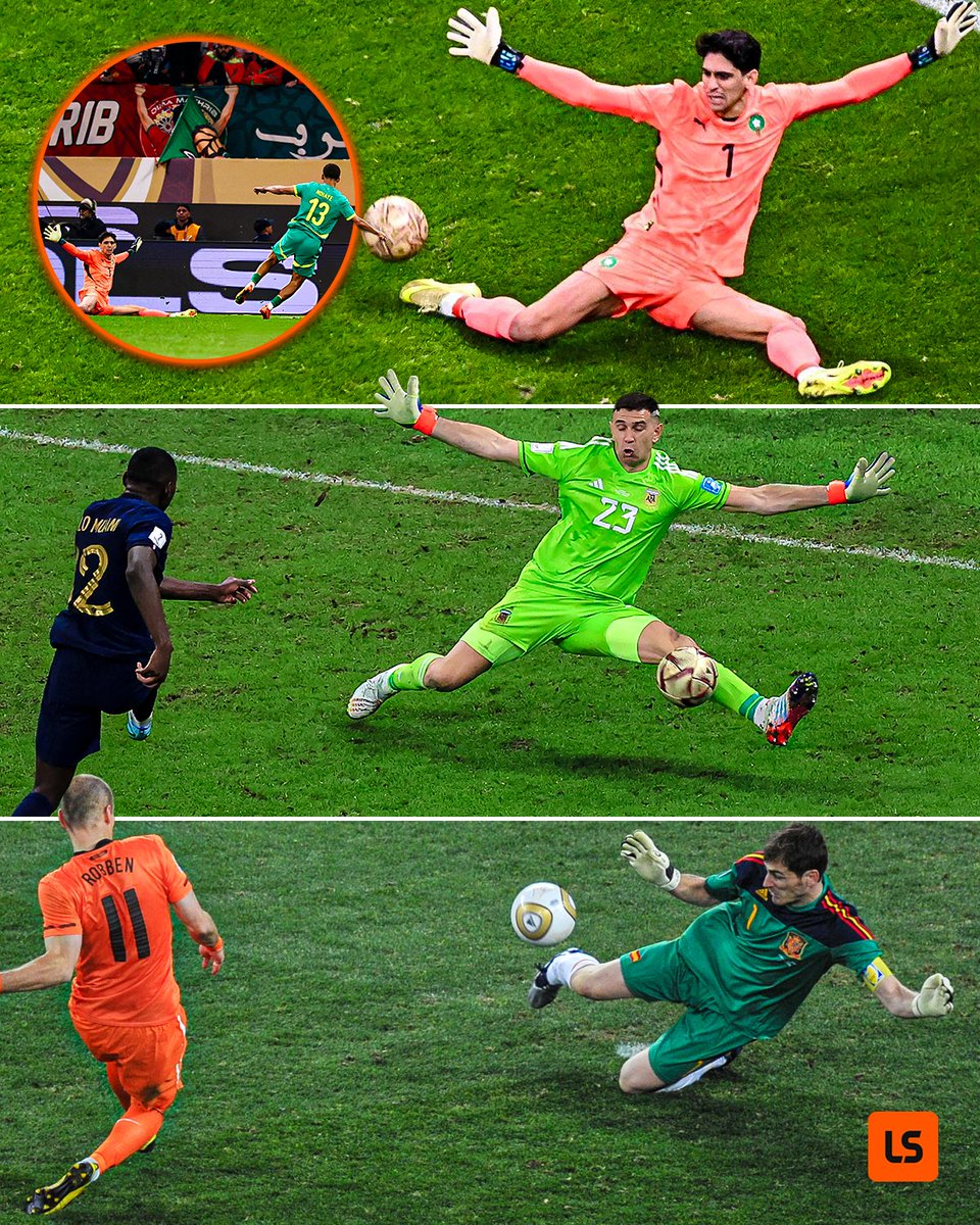 Yassine Bounou joins a list of greats with a 𝗕𝗜𝗚 save in a final 🧤🏆🇲🇦