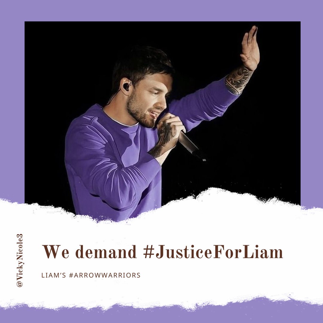 VickyNicole3's tweet photo. How did Liam fall SO FAR from the balcony and perfectly parallel to the balcony? Why is there a video of someone touching his body under an umbrella at the crime scene? Why did they plant his hat, moved the strap of his bag and his hands? Why did they lift his shirt? Why did the bag that says "For Liam" with the whiskey bottles in it, which according to the hotel people proves that he was trying to escape and fell, magically appear two days later, but while Liam's dad was right there on that 2nd floor, the bag wasn't there?   #JusticeForLiam #LiamPayneAppeal