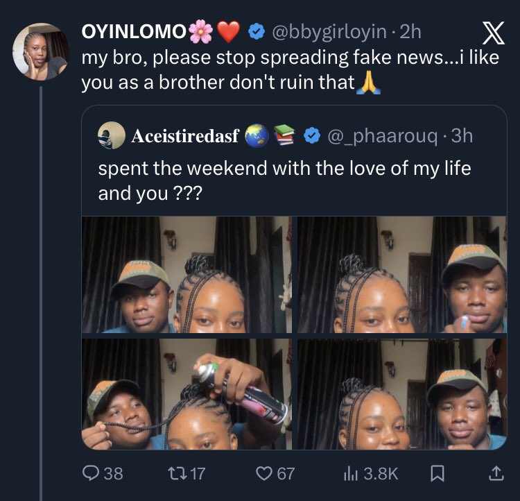 “my bro” 😭