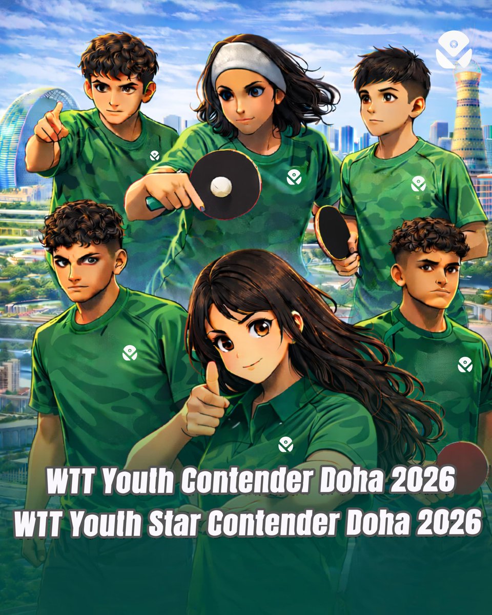 sttf_ksa's tweet photo. 🇸🇦🏓
المنتخب السعودي في مهمة دولية جديدة
يشارك أبطالنا و بطلاتنا في بطولات:

WTT Youth Contender Doha 2026
WTT Youth Star Contender Doha 2026
WTT Contender Muscat 2026

متمنين لهم التوفيق في تمثيل الوطن بأفضل صورة 💚

#الاتحاد_السعودي_لكرة_الطاولة https://t.co/KEJ0dPfwNW
