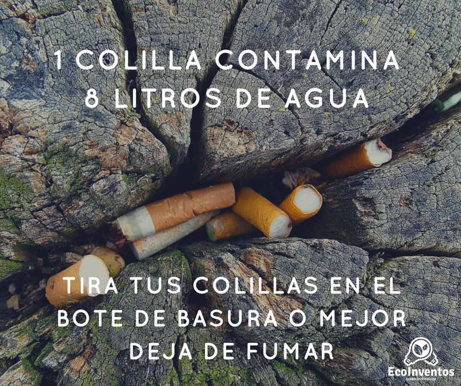 🚯 ¡Una colilla puede hacer más daño del que imaginas! 💧