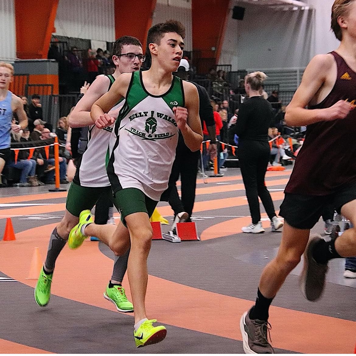 Just doing track and field things.