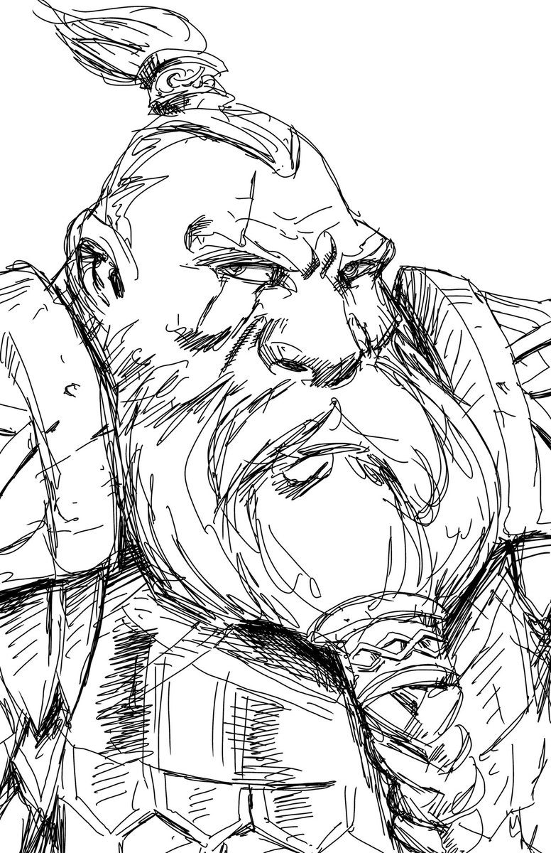 Quick one pass sketch.