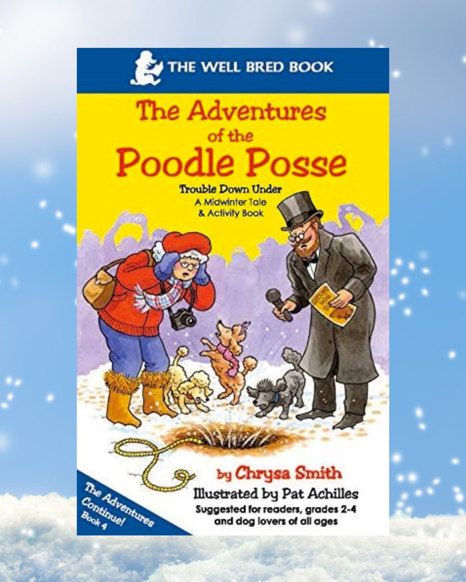 Wellbredbook's tweet photo. Are you excited for Groundhog Day?

Then get ready with Trouble Down Under! 

Learn more about this midwinter tale at https://t.co/GbkQC6dsP2

#troubledownunder #theadventuresofthepoodleposse #chrysasmith #patachilles #groundhogday #indieauthor #childrensbooks #kidsbooks https://t.co/KeXgcrItVS